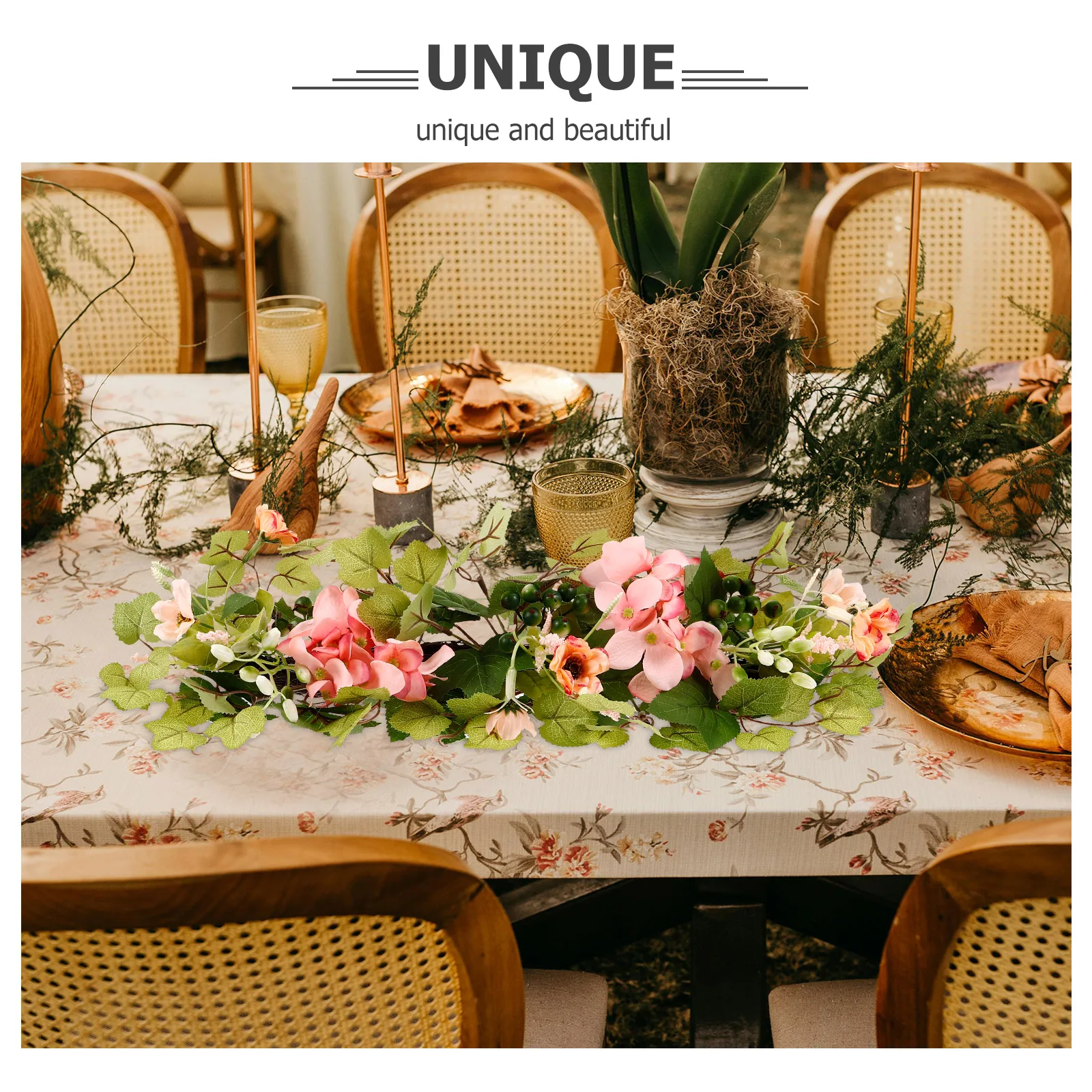 

Wedding Ornament Artificial Decor Holder Flower Decoration Fake Flower Table Centerpiece Wedding Supply