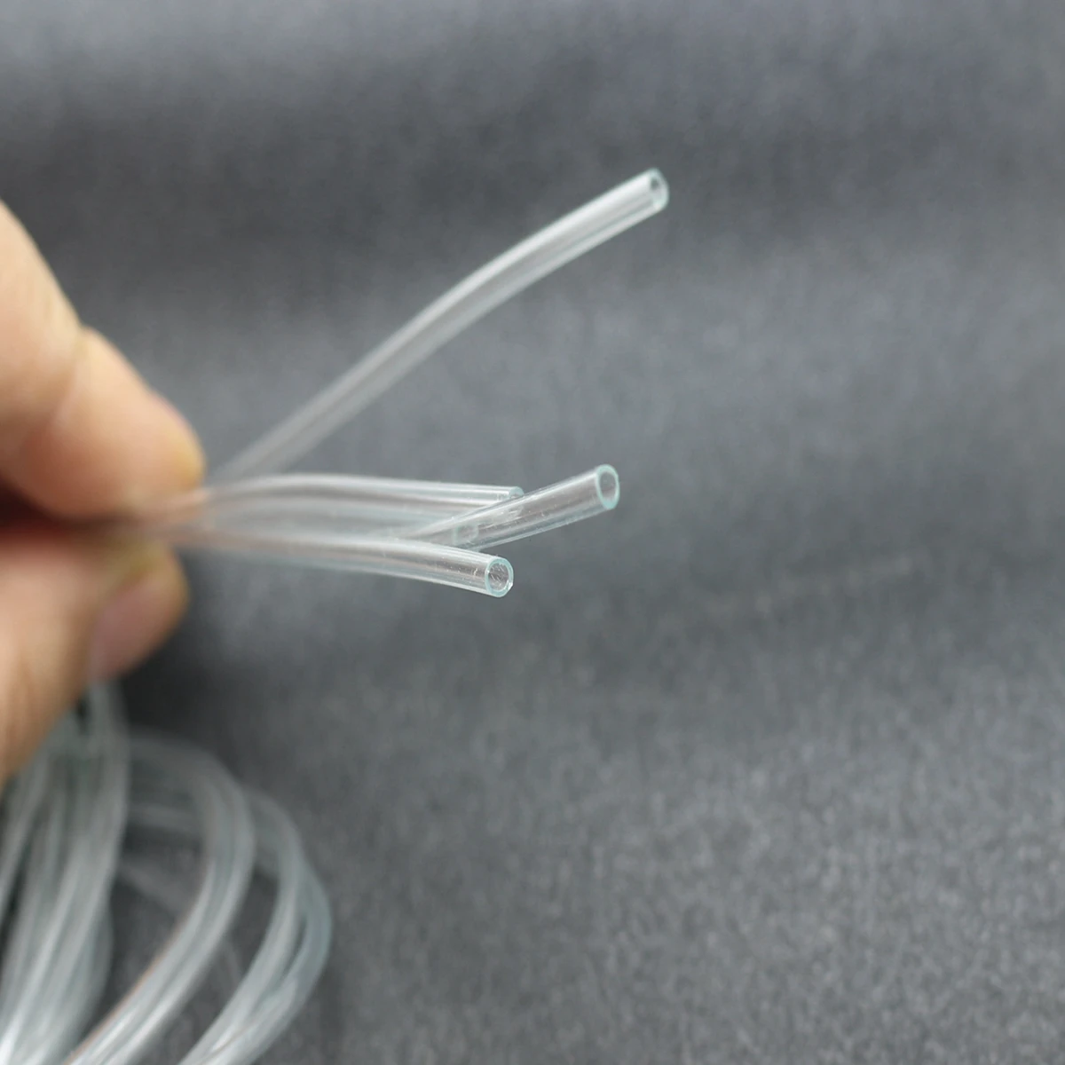 10 Meter Transparent  3mm Hollow Rubber Tubing Jewelry Cord Cover Memory Wire