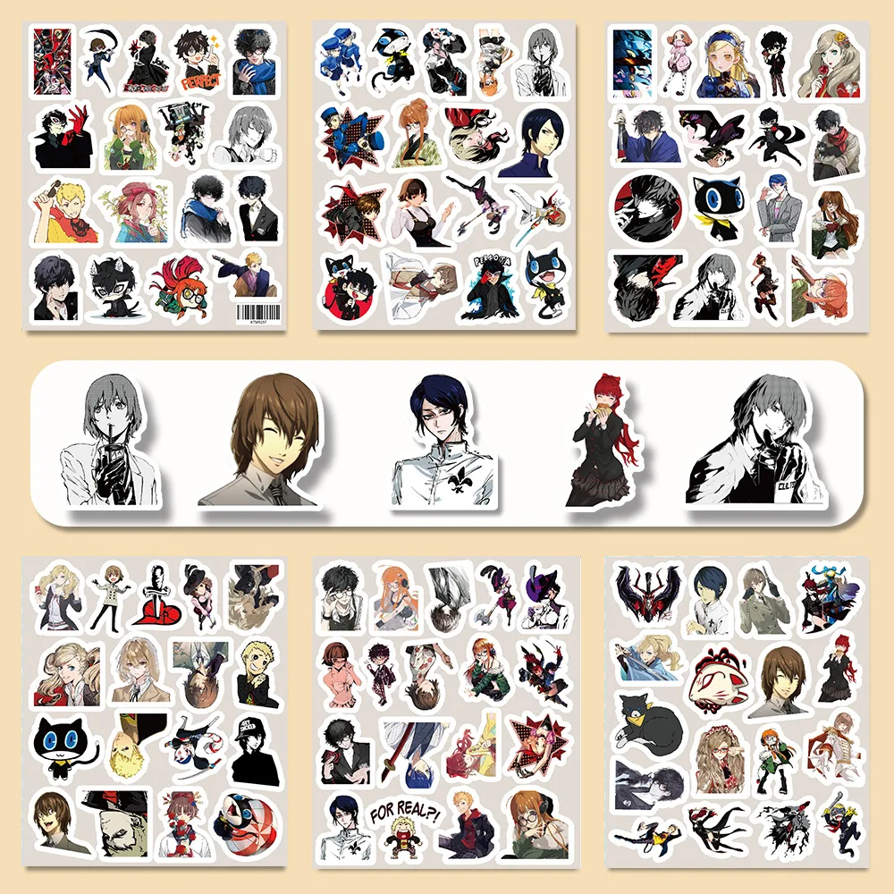 50/100 قطعة ملصقات شخصية لعبة دور الكرتون مقاوم للماء الكتابة على الجدران الديكور DIY بها بنفسك دفتر حقيبة كوب ماء الدراجة الغيتار لعبة أطفال #6