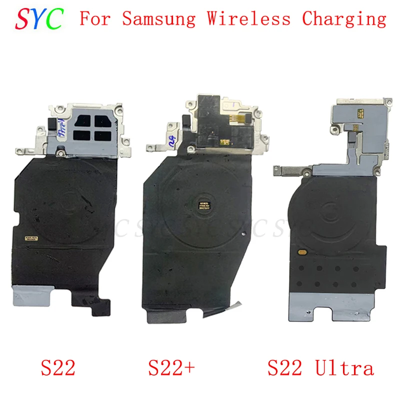 NFC Antenna Chip Module Flex Cable For Samsung S22+ S906 S21 Ultra G998 S22 Ultra Wireless Charging with Small Plate