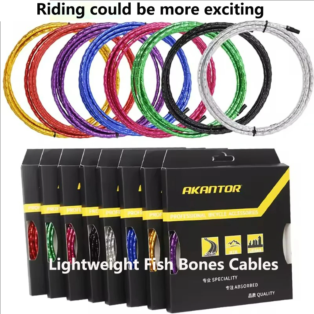 

1m2m Bicycle Brake Cable Set Derailleur Shift Housing Aluminum Alloy Links MTB Road Bike Brake Housing Shifting Wires Line