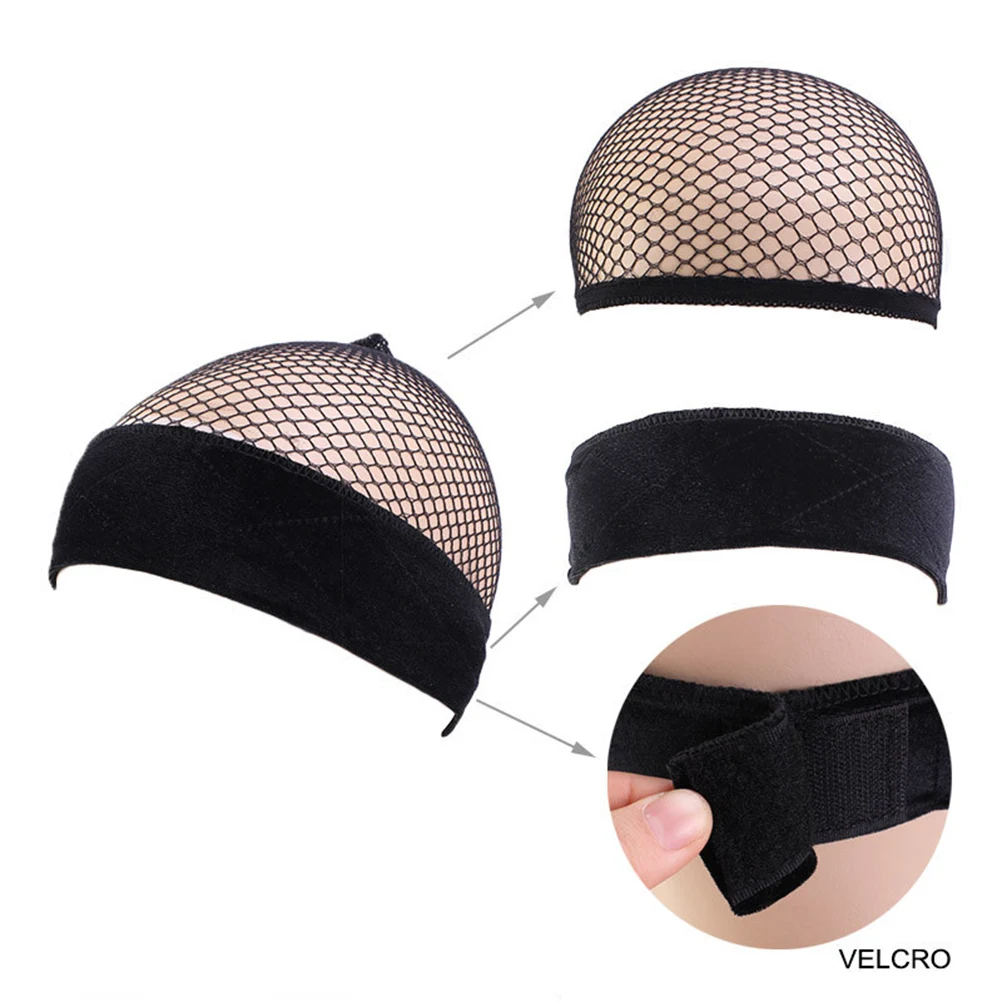 

2pcs Adjustable Headband Soft Breathable Mesh Grip For Long Short Curly Straight Hair Fixing Band Hair Care Tool
