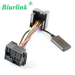 Biurlink For Opel (2004-2014) Astra, Corsa, Meriva CDC40 Opera Car Stereo Head Unit 40Pin Quadlock Bluetooth Power AUX IN Cable