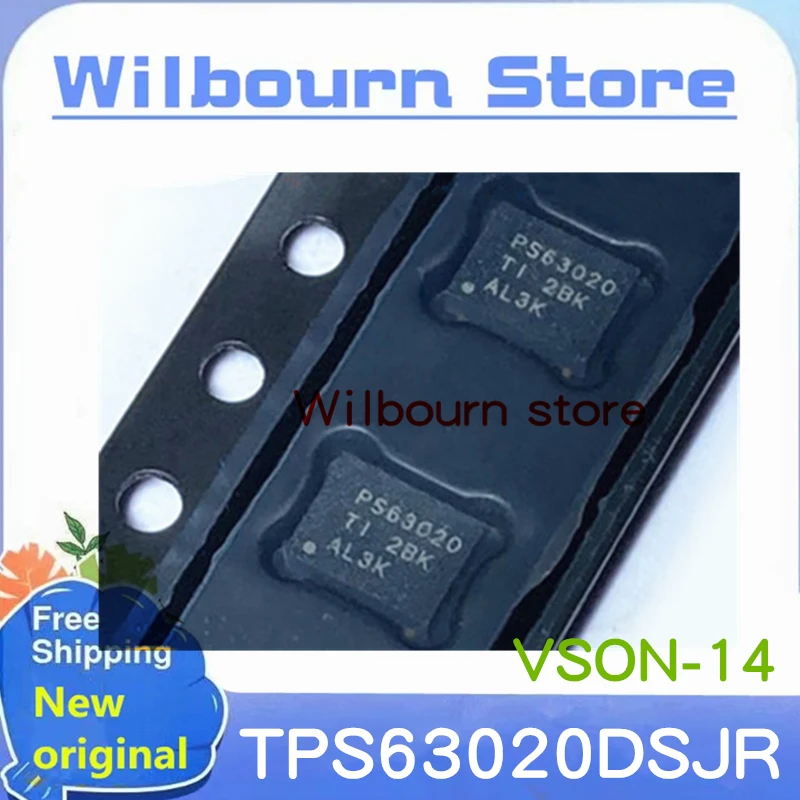 10PCS~50PCS/LOT PS63020 TPS63020DSJR TPS63020DSJT TPS63020DSJ VSON14 New original