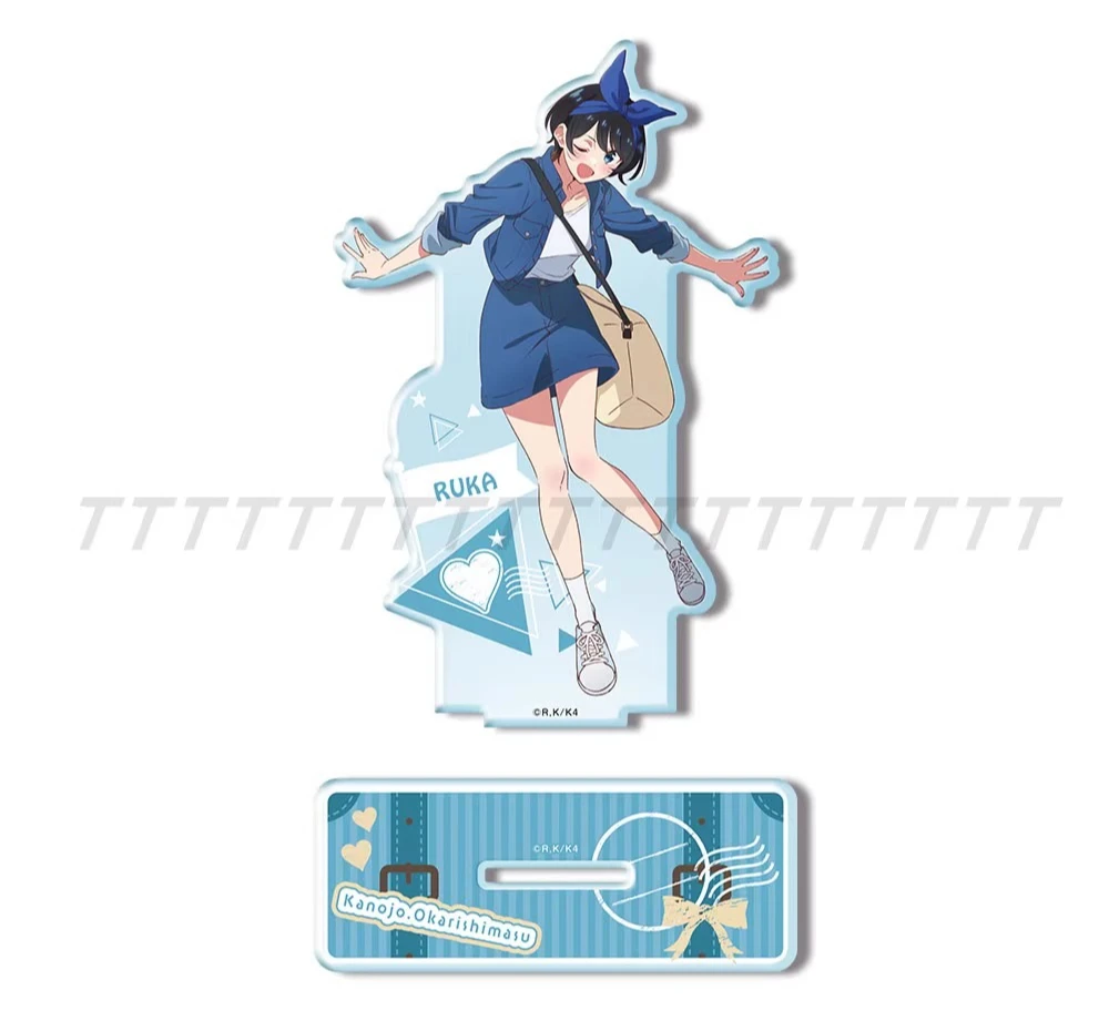 Anime Chizuru Mizuhara jeu Mami Nanami Ruka Sarashina Sumi Sakurasawa acrylique support Figure poupée porte-clés Cosplay jouet pour cadeau