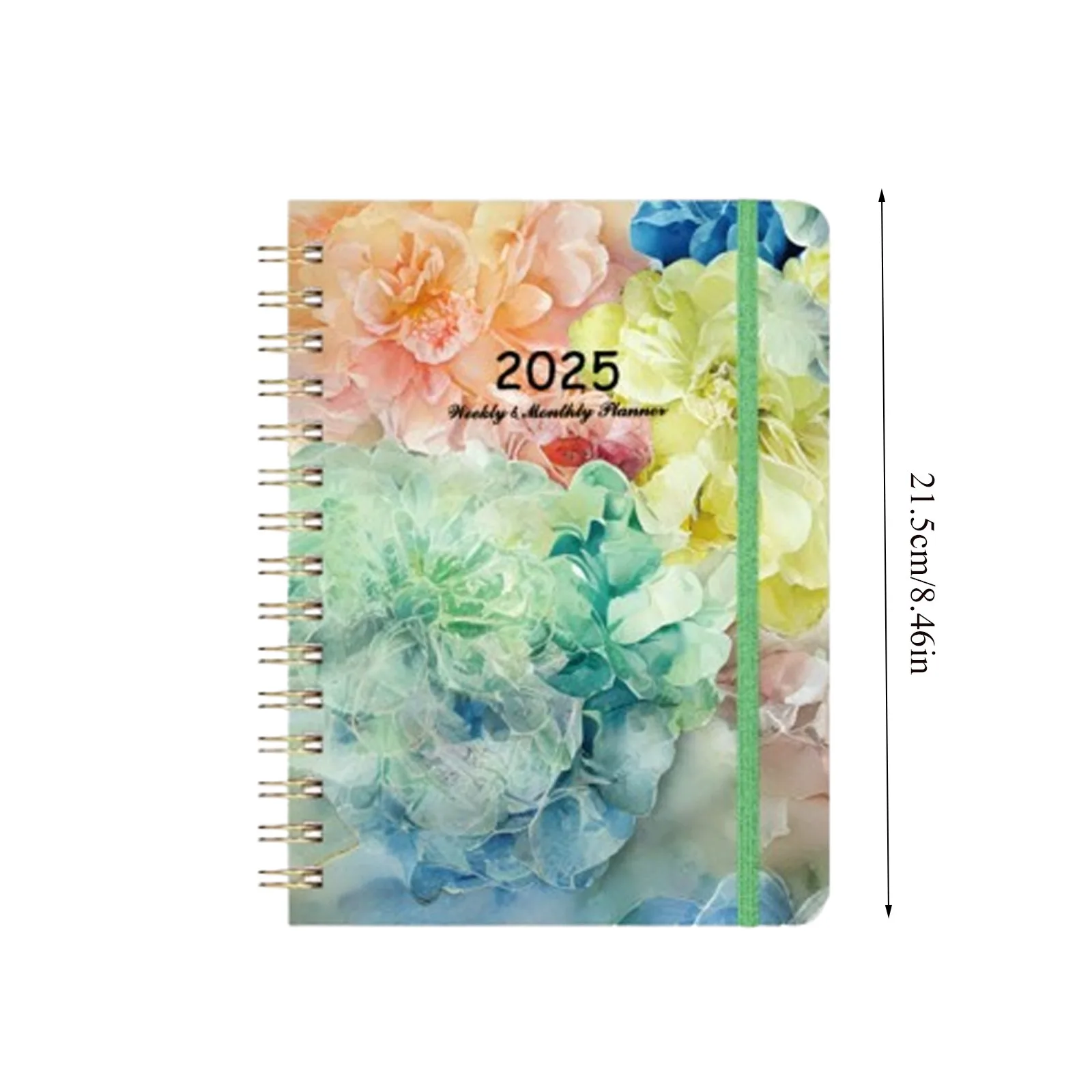 Notebook Daily Planner A5 Coil Schedule 2025 2024 new