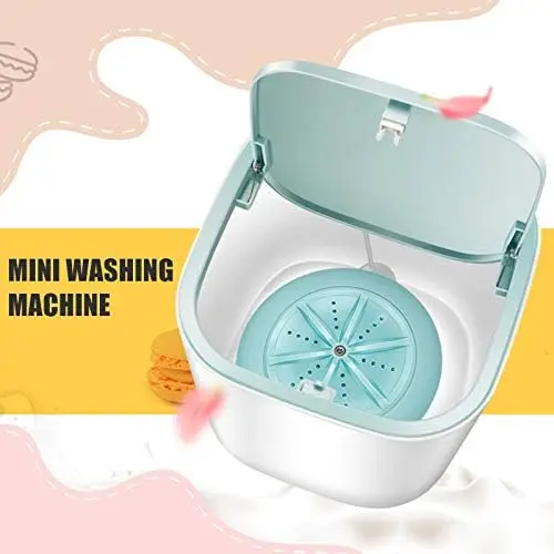 Portable Turbo Washing Machine USB Small-scale Cleaning Machine Lazy Panties Necktie  Washing Machine