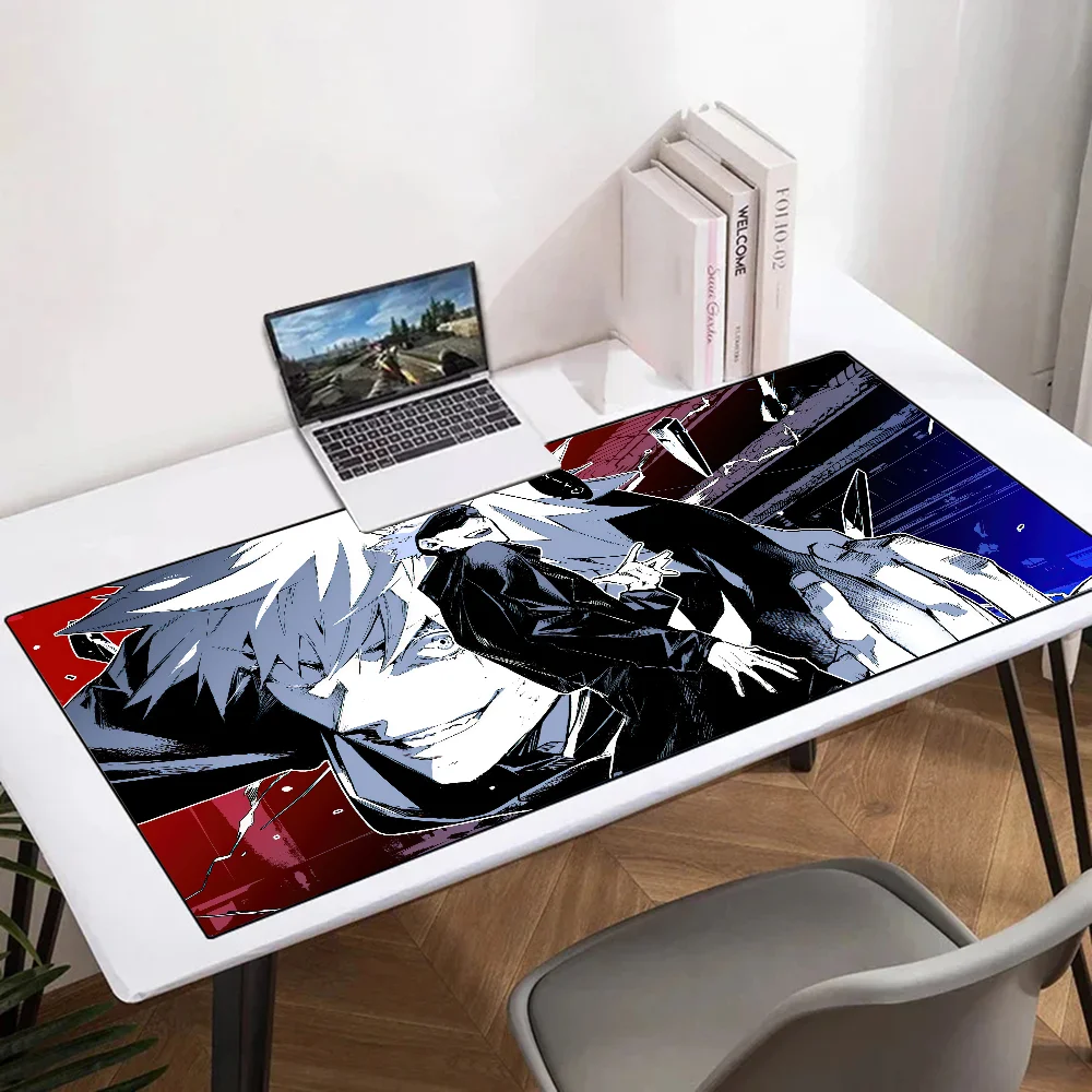 

Satoru Gojo Jujutsu Kaisen Anime Mousepad Mouse Mat Desk Mat With Pad Gaming Accessories Prime Gaming XXL Keyboard