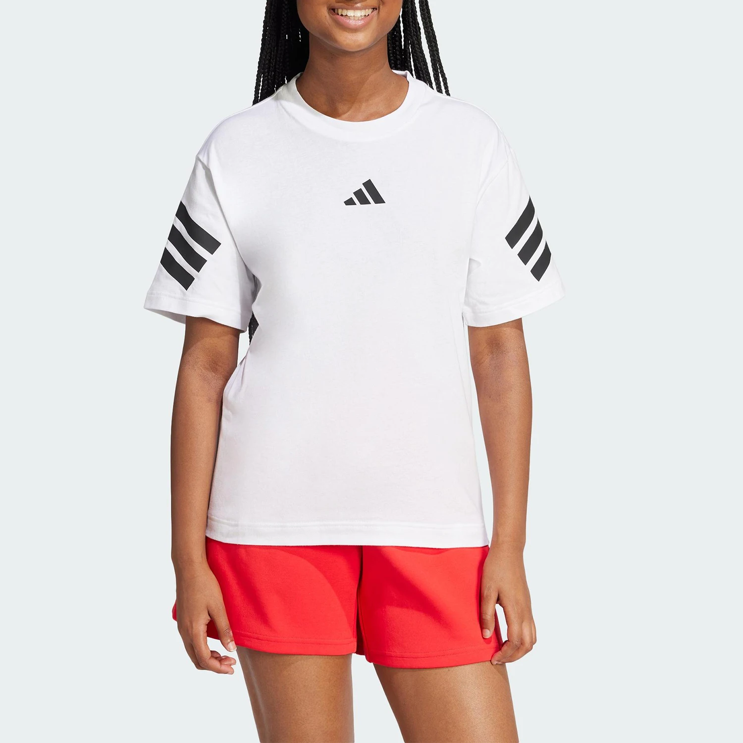 adidas-authentic-summer-style-women's-knitted-pullover-casual-short-sleeve-je0238