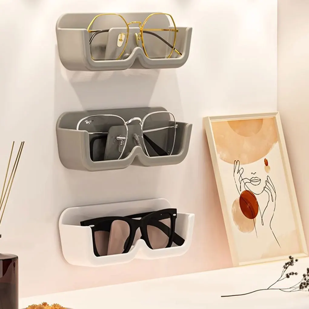 Plastic Easy To Install Glasses Storage Rack Effortlessly Organize Glasses In Style Space-saving