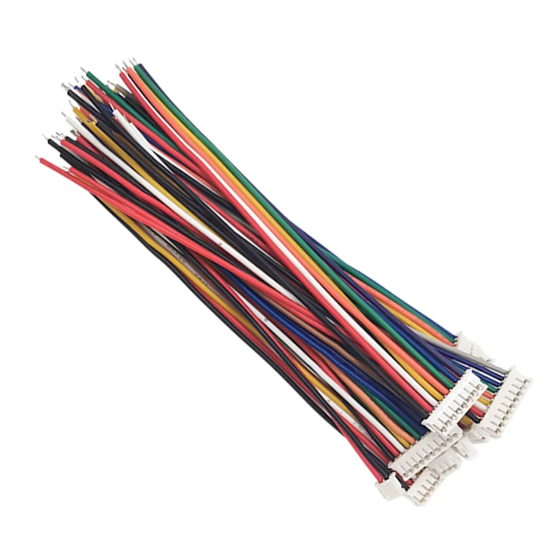 10PCS JST ZH1.5 ZH 1.5mm Wire Cable Connector 2/3/4/5/6/7/8/9/10/12 Pin 1.5MM Pitch Plug 10CM/20cm/30CM Wire Length 28AWG