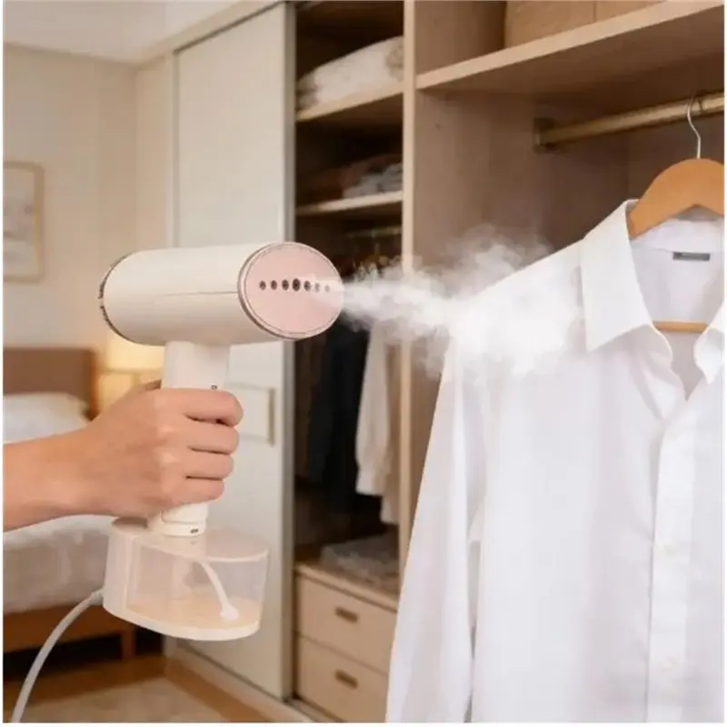 【RECOMENDAR】Quick Heating Handheld Fog Iron 220V EU PLUG Tick Dry And Wet Use For Clothing For Home Use Travel Retirement