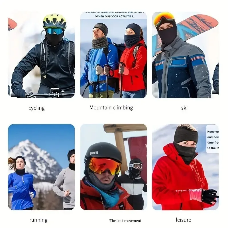 Уличная флисовая шапка, теплая ветрозащитная мягкая шапка-бини для мужчин и женщин, зимний головной убор для альпинизма, велоспорта, пешего туризма, бега