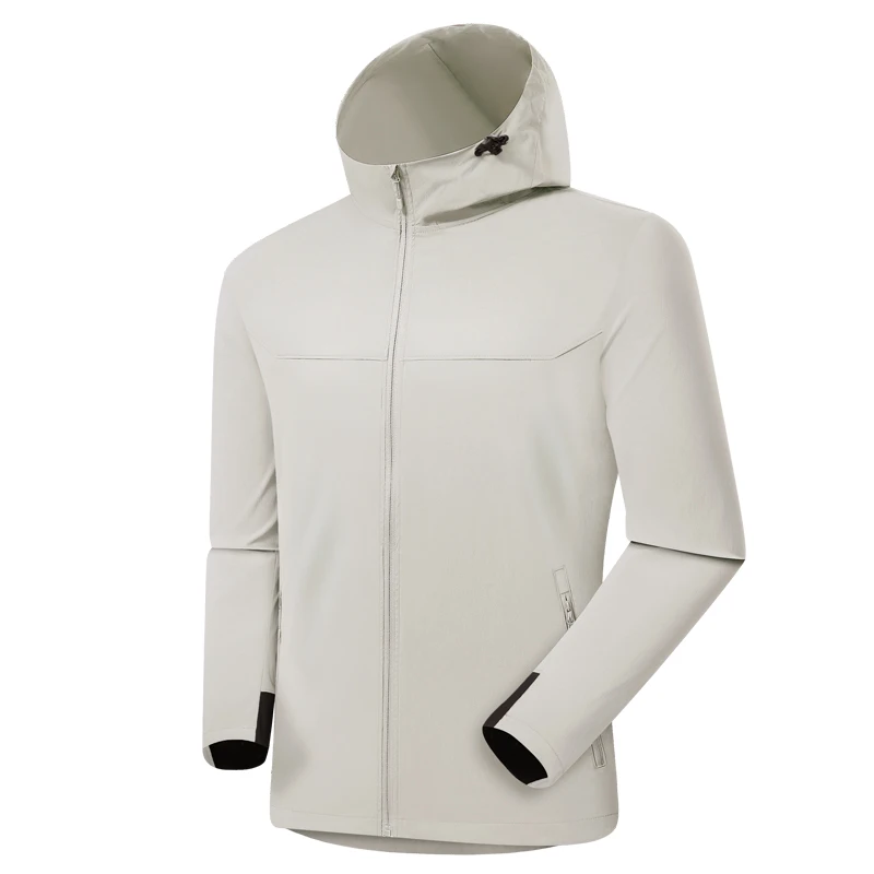 Outdoor Sports Coat Running Breathable Training Hiking Camping Zipper Hoodies Waterproof High Quality Fishing Travel Coat