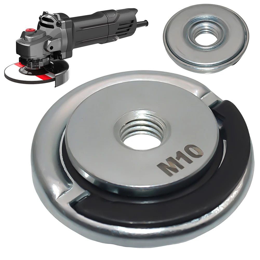 M10 M14 5/8inch -11 Thread Angle Grinder Flange Nut Clamping Power Chuck Angle Grinder Pressure Plate for Diamond Cutting Disk