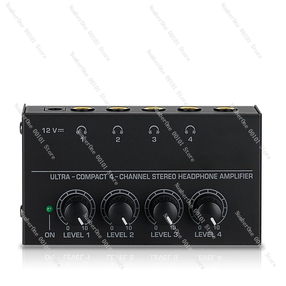 4-channel headphone amplifier is suitable for mixers, monitors, amplifiers, studio mixing, and multi-channel headphone