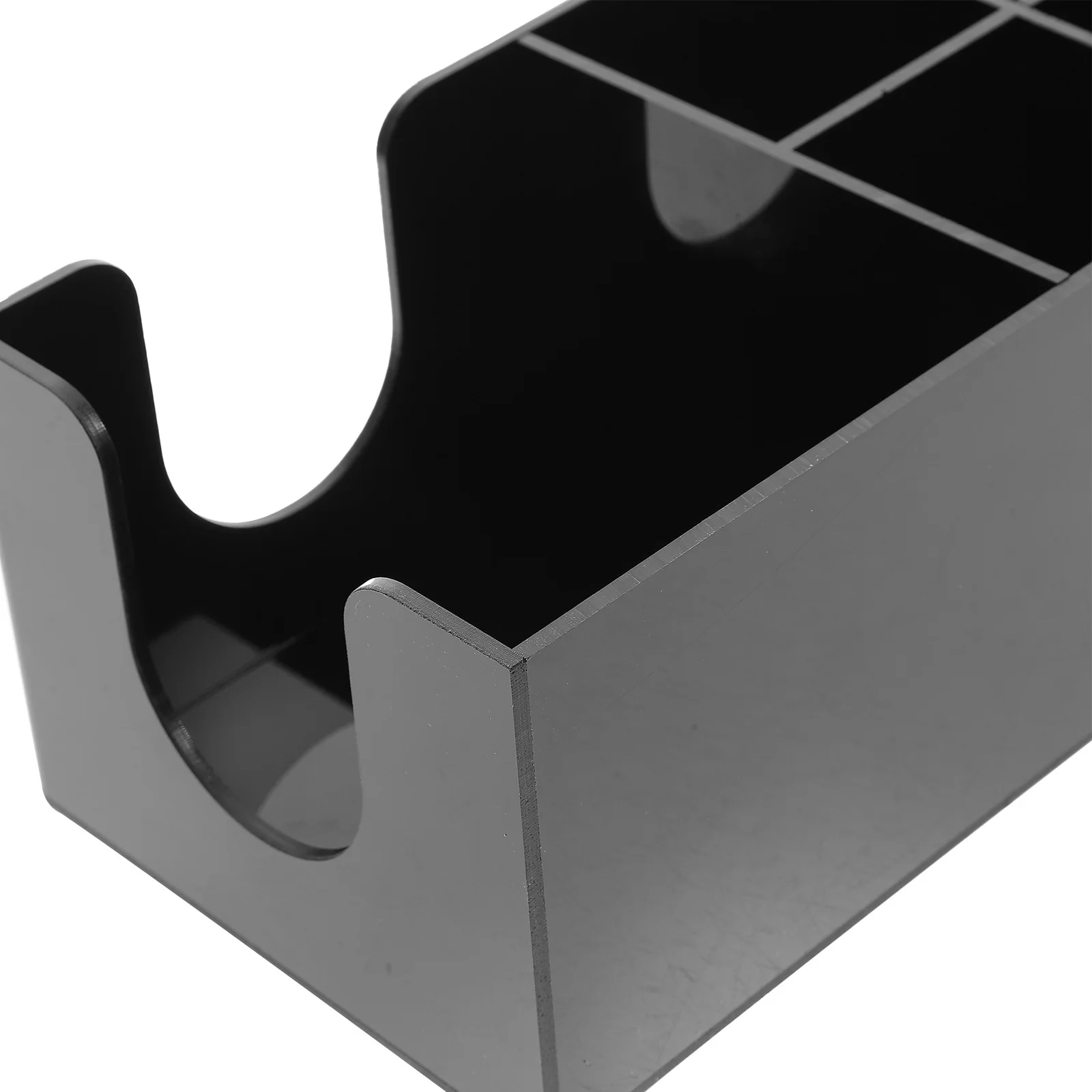 

Premium Acrylic 5-Grid Station Countertop Storage Holder For Coffee Bar Supplies Syrup Tea Bag Station Container Desktop