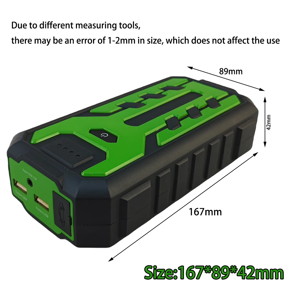 Car Battery Jump Starter 28000mAh Portable Auto Battery Booster Charger 12V Car Emergency Booster Power Bank Starting Device