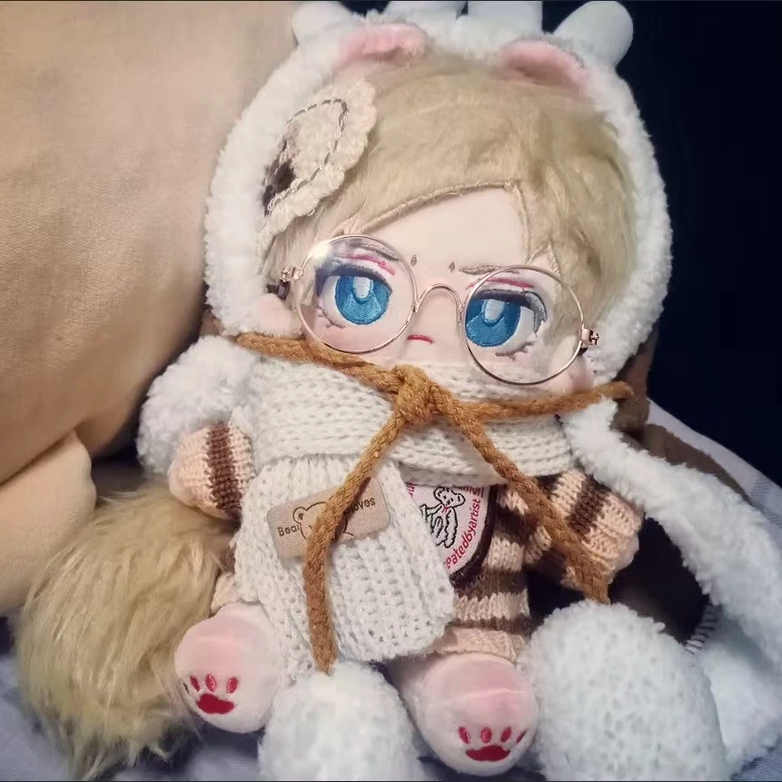 

20cm Game Resident Evil Leon Scott Kennedy Stuffed Cosplay Handsome Nude Doll Cotton Plush Toy Stuffed Soft Plushie Xmas Gift