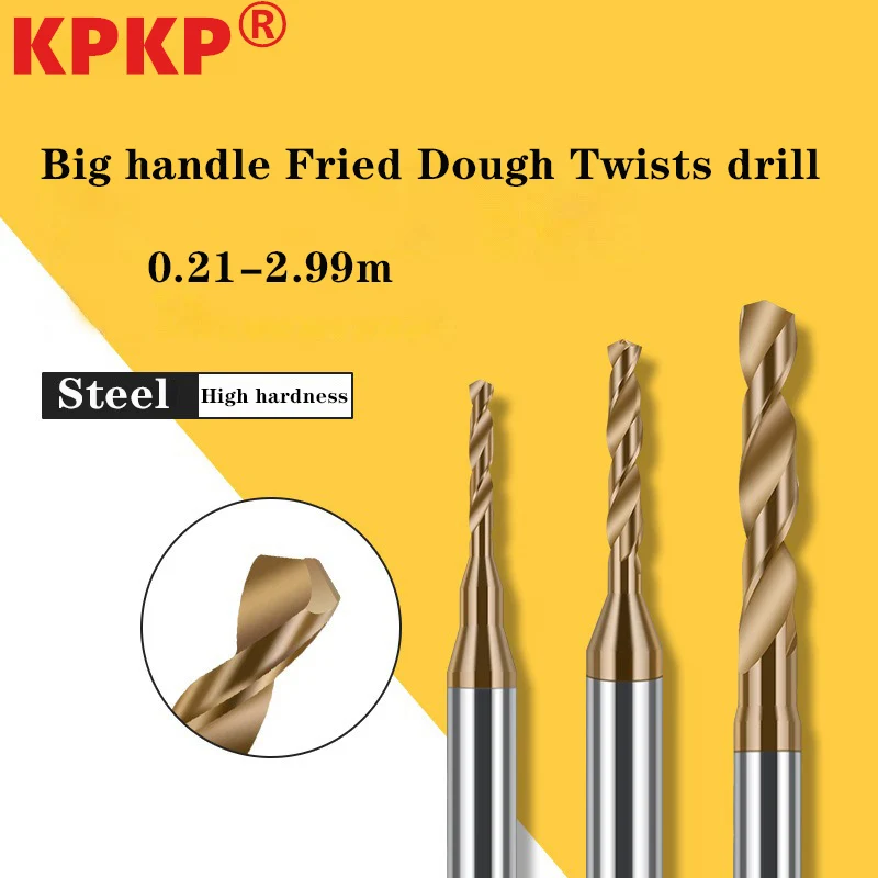 Broca Revestida de Aço do Tungstênio Broca Grande da Haste Massa Frita 3d Torce a Broca 211 20 Abs 001 Ferramentas Punho