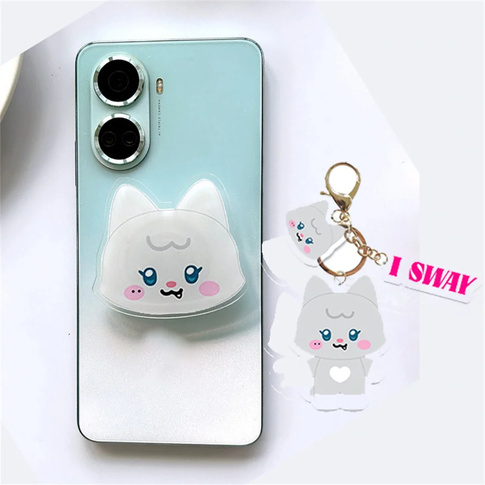 2Pcs/Set Kpop GIDLE I SWAY Acrylic Phone Stand Keychain High Quality Korean Style Backpack Pendant YUQI MINNIE SOYEON Fans Gifts