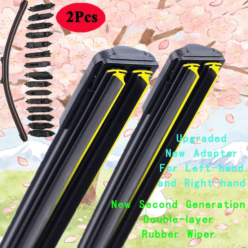 

Двойные резиновые щетки стеклоочистителя для Citroen C4 Grand Spacetourer 3D MPV 1.6 2.0, модели 2018, 2019, 2020, 2021 годов