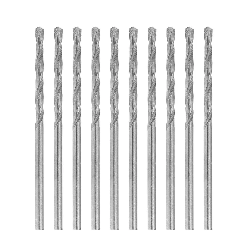 Multifunction 10 Pcs Tiny Micro HSS 0.7mm Straight Shank Twist Drilling Bit