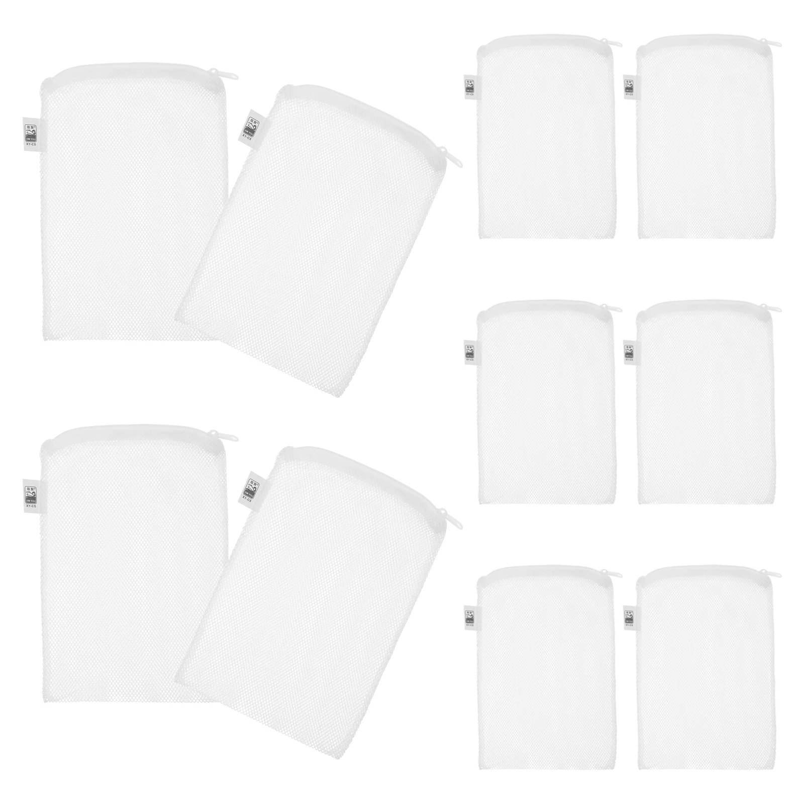

10pcs Bags Aquarium Mesh Durable Reusable Zipper Fish Tank Filtration Media Pond Aquarium Filters Media Bags Supplies