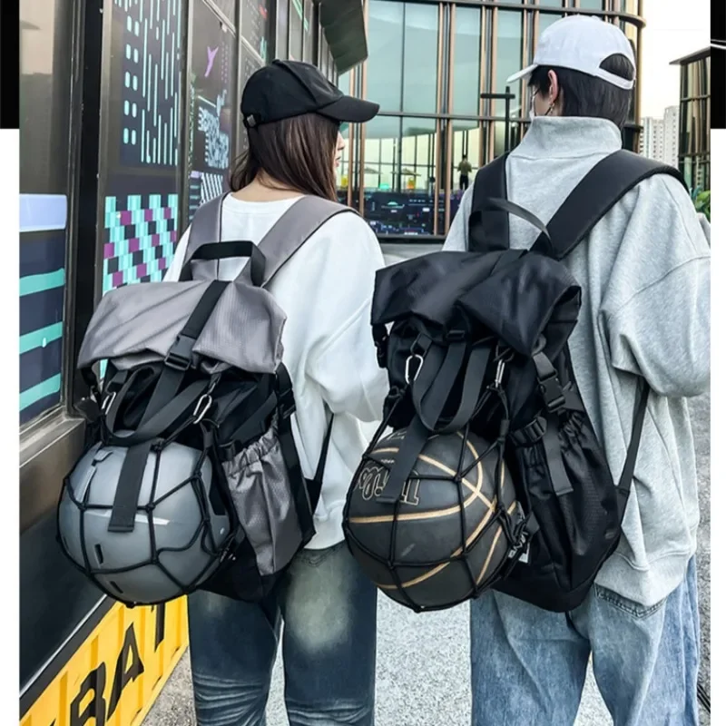 

Дизайнерский спортивный рюкзак, мужская баскетбольная сумка, школьная сумка для путешествий на короткие расстояния, сумка для выходных
