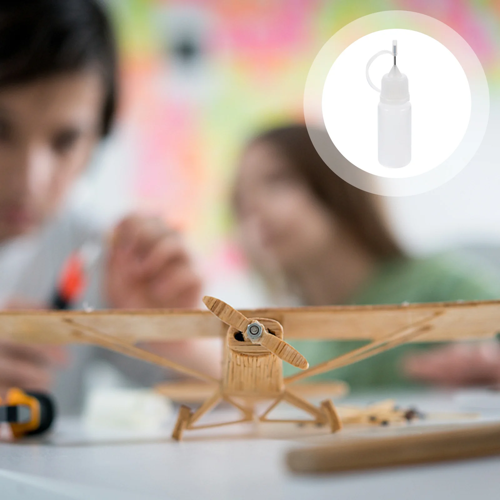 

10Pcs 10ml Needle Tip Glue Bottle Applicator for Crafting DIY Quilling Precision Nozzle Needle Tip Bottle Glue Applicator