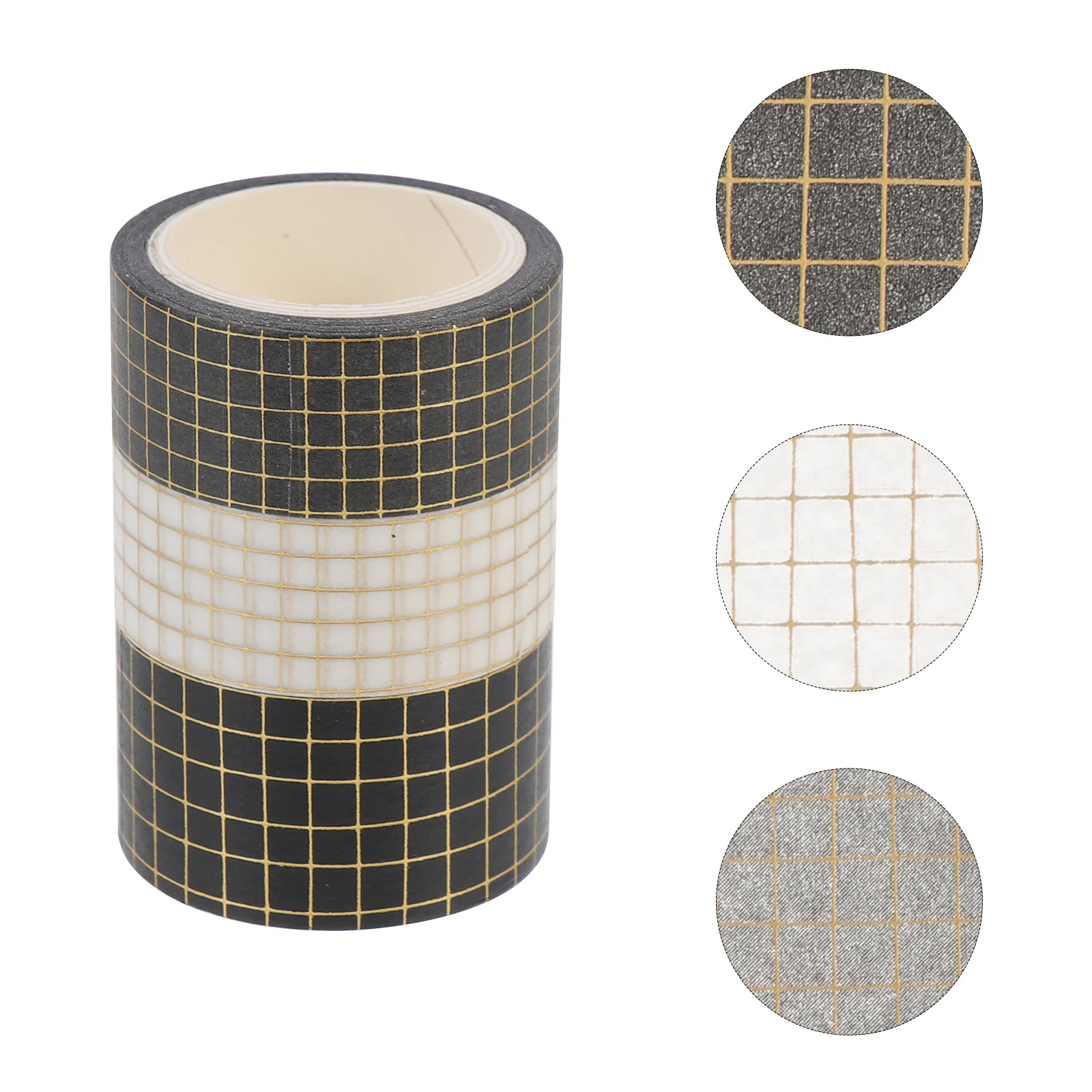 

3 Rolls Scrapbooking Tape Decorative DIY Adhesive Tapes for Diary Album Gift Packaging Creative DIY Tapes