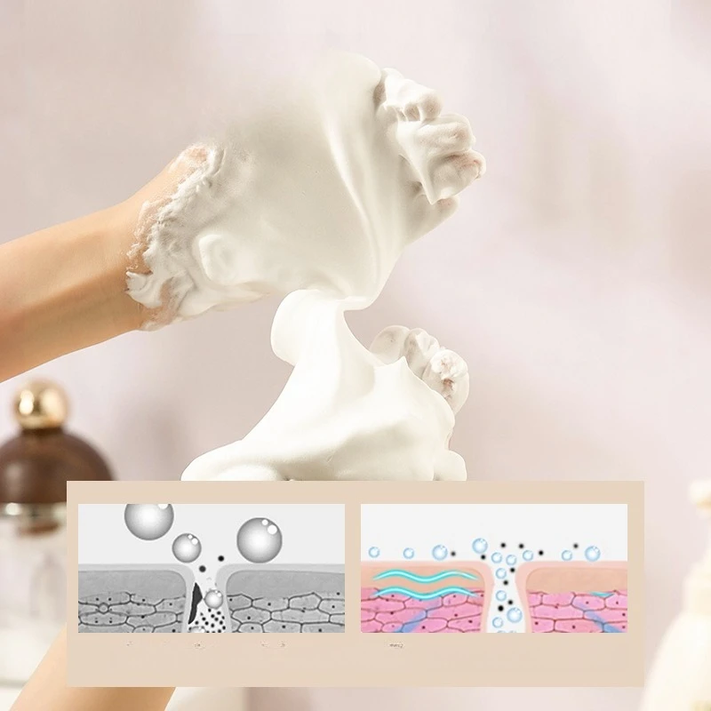 جديد الكهربائية منظف للوجه صانع رغوة الخشب الإبداعي الحبوب التلقائي رغوة كوب للمنزل حمام غسل الشعر رغوة المحمولة