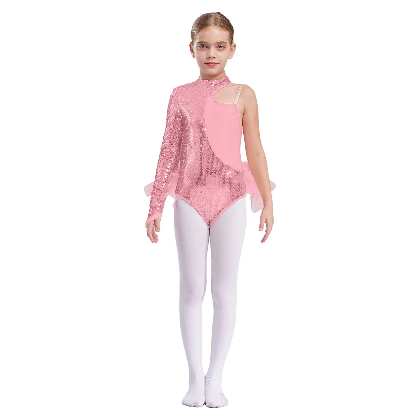 um-ombro-brilhante-lantejoulas-ballet-danca-collant-meninas-patinacao-artistica-tutu-contornado-assimetrico-manga-longa-bodysuit-danca