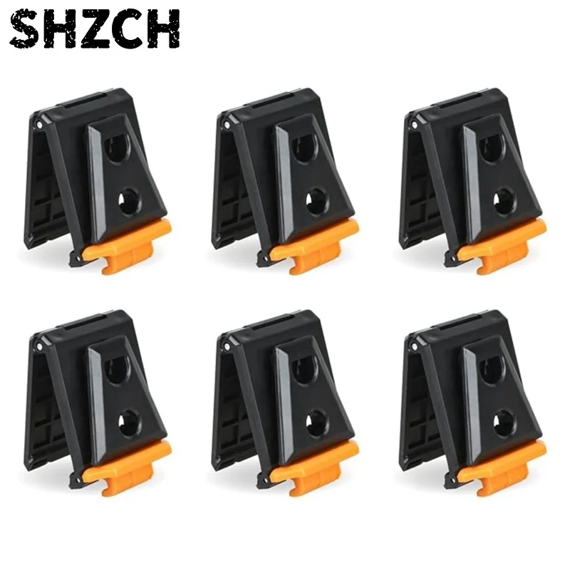 6Pcs Clip Tech Hubs For TOU-CT Cliptech Pouches,Tool Belt Clip Fits For Models TOU-CT-150 TB-CT-150SP