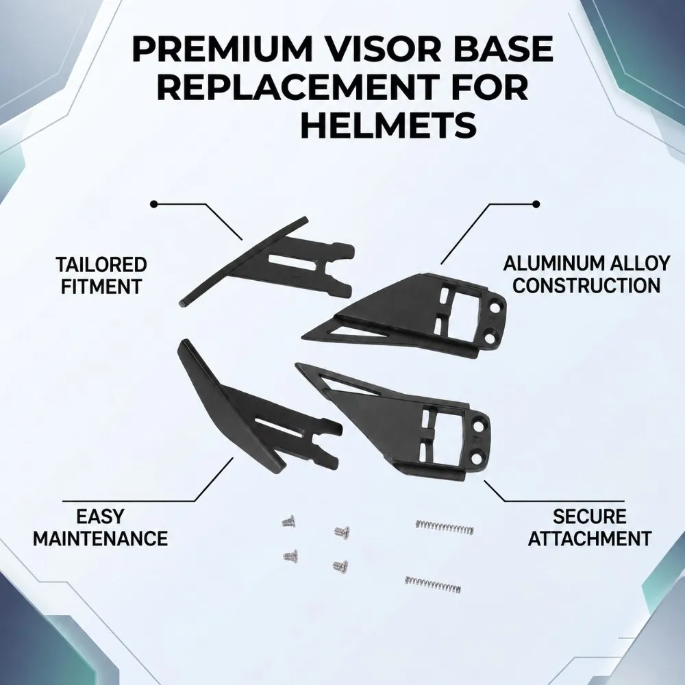 Metal Helmet Visor Base Screwdriver Included Helmet Visor Screw Kit for Pista GPRR, Pista GPR, CORSA-R Helmet Visor Base