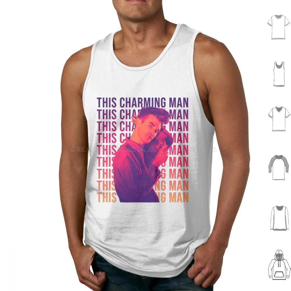 

This Charming Man Tank Tops Print Cotton Morrissey The Smiths Music 80s Indie Smiths Alternative Band Punk Vintage