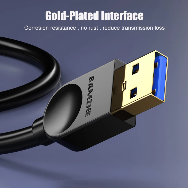 【Fast Ship】1.5M 3M 5M 10M สายต่อ USB ชายไปชาย USB Extender ข้อมูลความเร็วสูงสาย USB 2.0 สายไฟต่อ