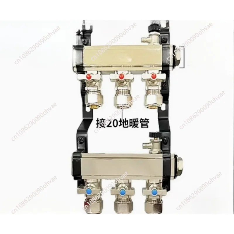 All-copper heavy-duty floor heating water separator geothermal heating wall-hung furnace household