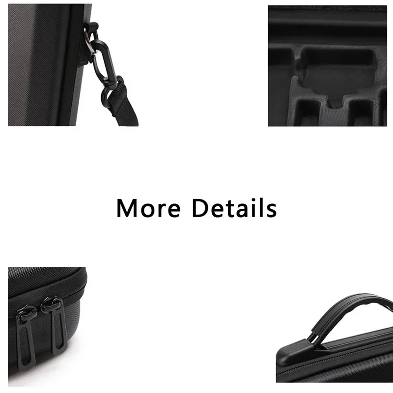 Caixa para dji osmo action 5 pro 4/3, portátil, capa dura, à prova d'água, bolsa de armazenamento, bolsa de viagem, acessórios