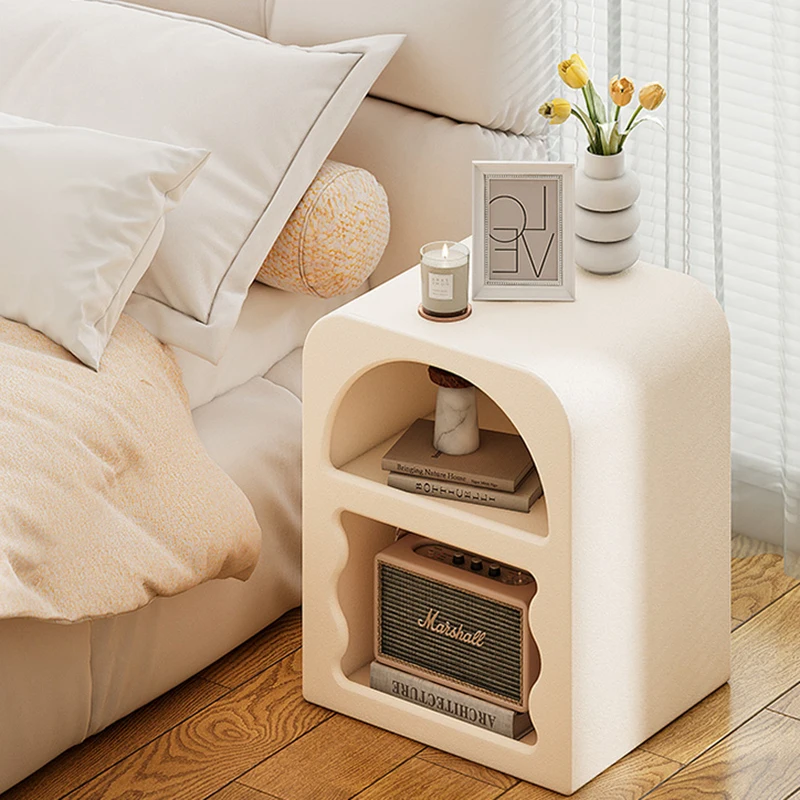 Bedside Modern Table Nightstands White Multifunctional Tea Bedside Table Livingroom Shelves Muebles Home Furniture WWH5XP