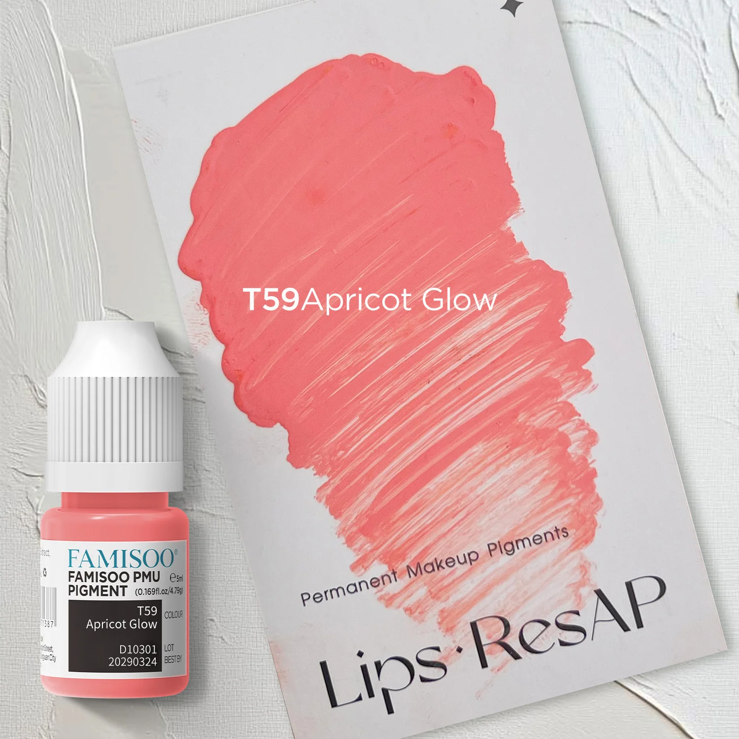 FAMISOO 4PCS Lip Tattoo Inks 5ml Permanent Makeup Pigment Vegan Lips Microblading Pigment Body Art Ink For Semi Permanent Makeup view 4