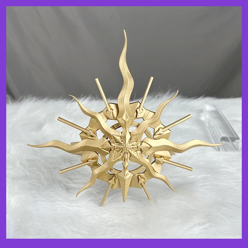 Jogo Wuthering Waves Augusta Cosplay Prop Peruca Augusta Headwear Prop Sol Cocar Para Hallowmas Festa Prop Adulto Mulheres Homens