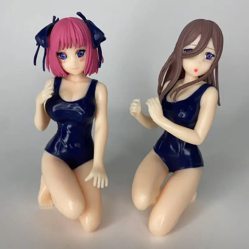 

The Quintessential Quintuplets Swimsuit Nakano Miku Nakano Nino Cute Girl Figure Toys Decoration Anime Peripheral Birthday Gifts