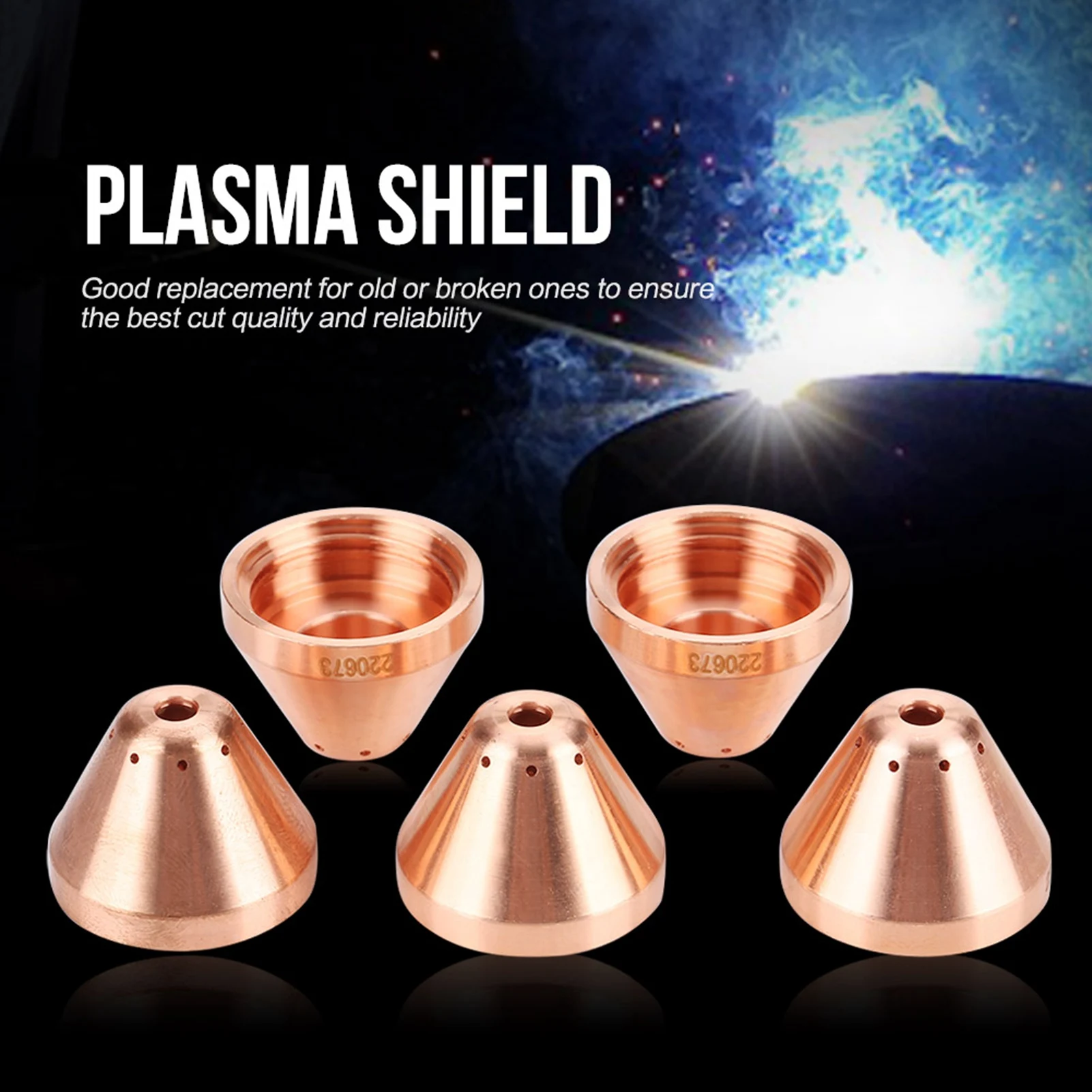 

5pcs Plasma Shield Cup Cap for MAX45 Cutting Torch Consumables 220673 Plasma,Shield,Cap§,Plasma,Consumables§,Plasma,Cap§,Plasma,