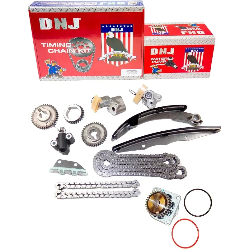 

DNJ TK648WP Timing Chain Kit with Water Pump for 2005-2021 , Suzuki Equator, Frontier, NV1500 4.0L V6 24V DOHC 3954cc