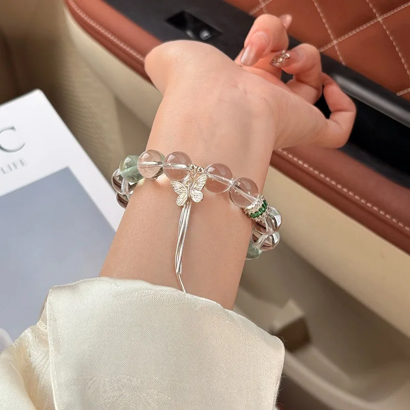 natural-green-fluorite-tassel-pendant-bracelet-women's-fashionable-versatile-hand-chain-new-chinese-style-jewelry