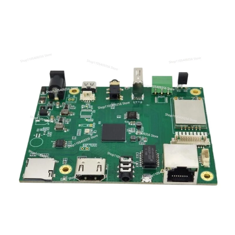 For 4K Multi-channel Decoder 4 Screen Splitter 5G Module Voice Intercom Serial Port Transparent Transmission UVC Output TF
