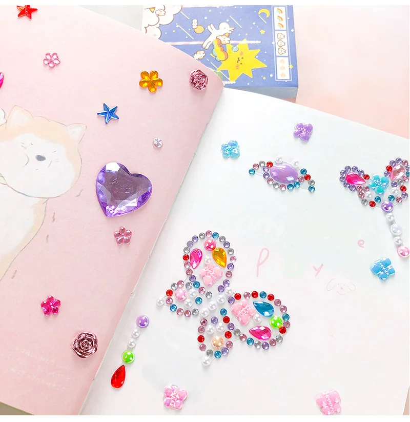 Self Adhesive 3D Diamond Rhinestone Sticker Acrylic Crystal Creative DIY Craft Gems for Phone Case Laptop Decoration