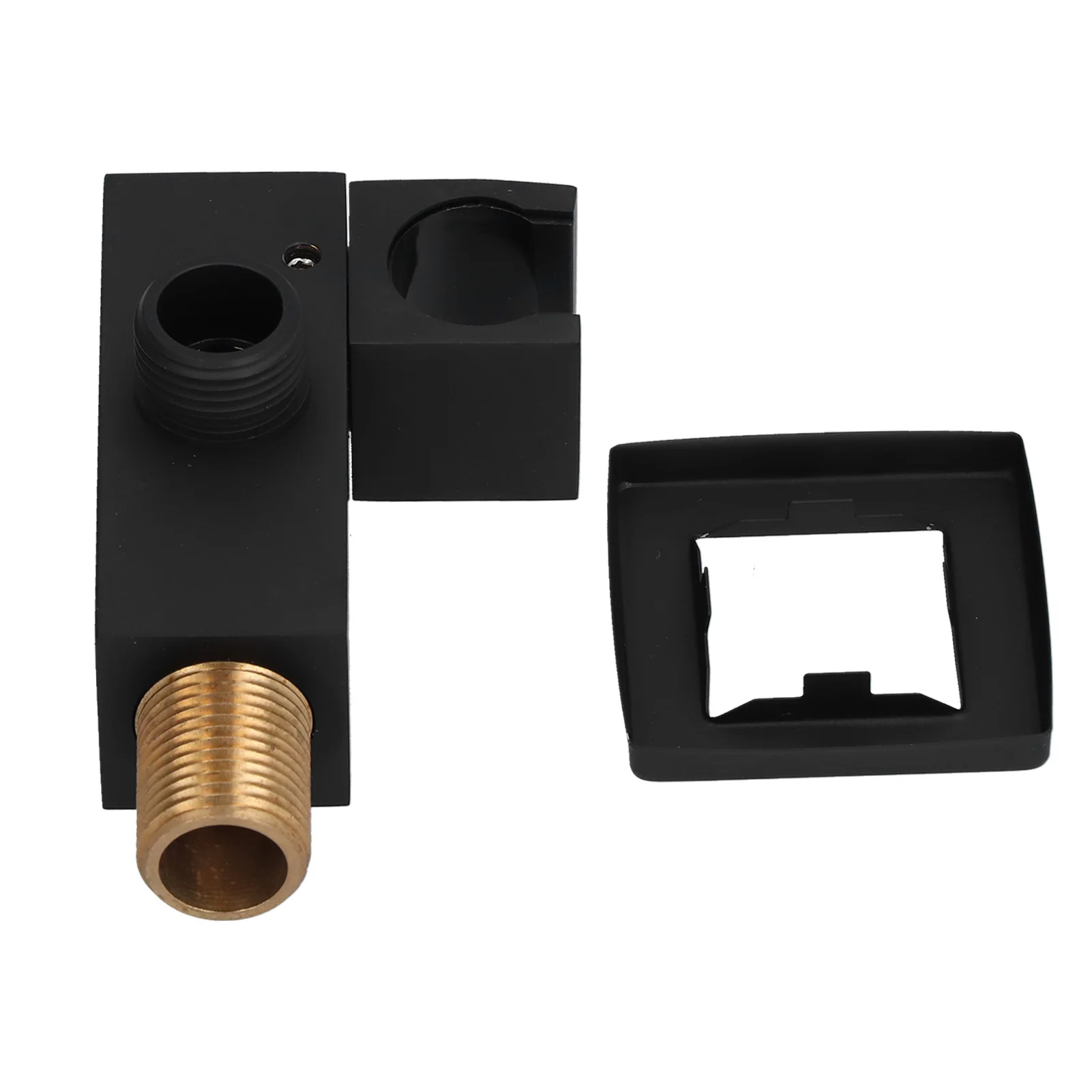 

Copper Shower Head Holder Bathroom Rotatable Adjustable Showerhead Stand Mount Bracket Matte Black Shower Head Bracket