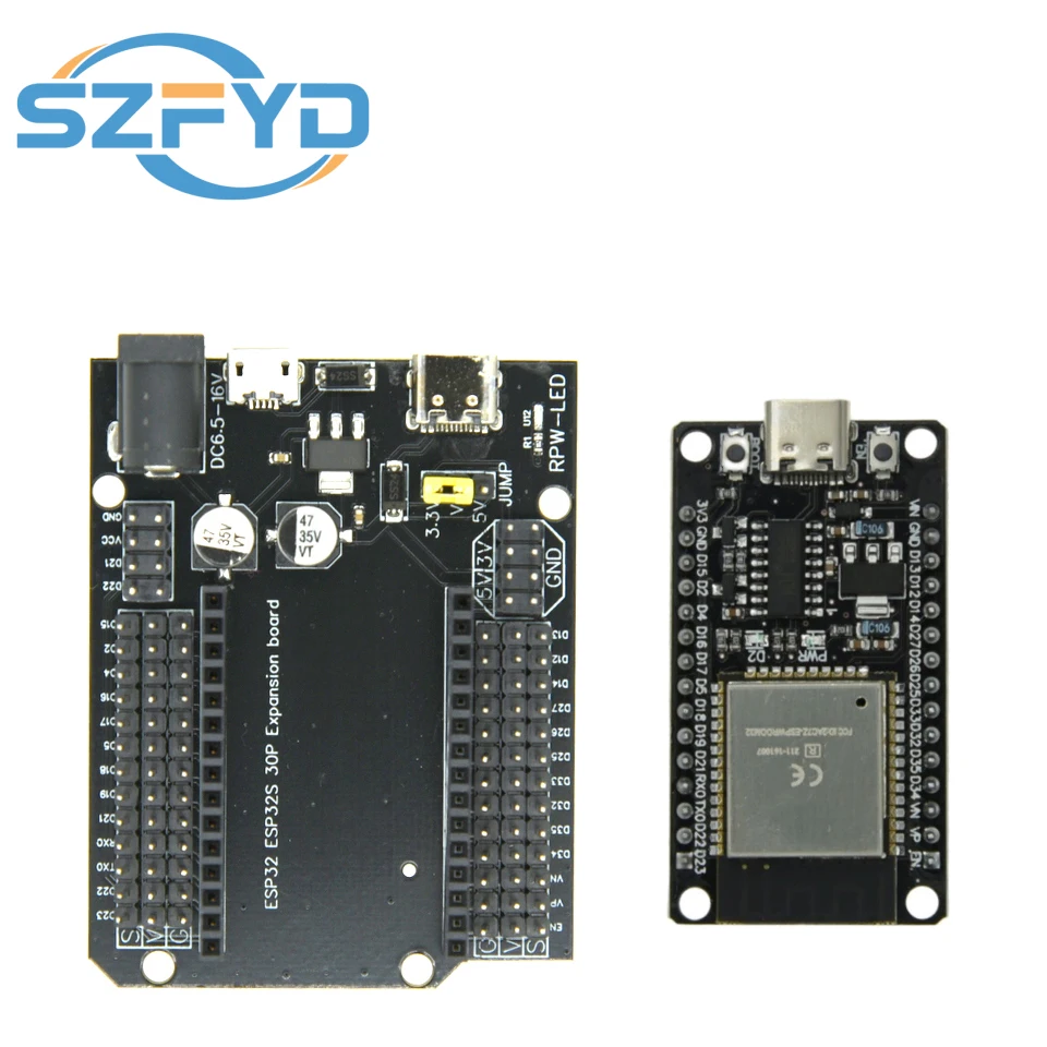 ESP32 Development Board CH340C WiFi+Bluetooth Ultra-Low Power Dual Core ESP32-DevKitC-32 ESP-32 Expansion Board image 6